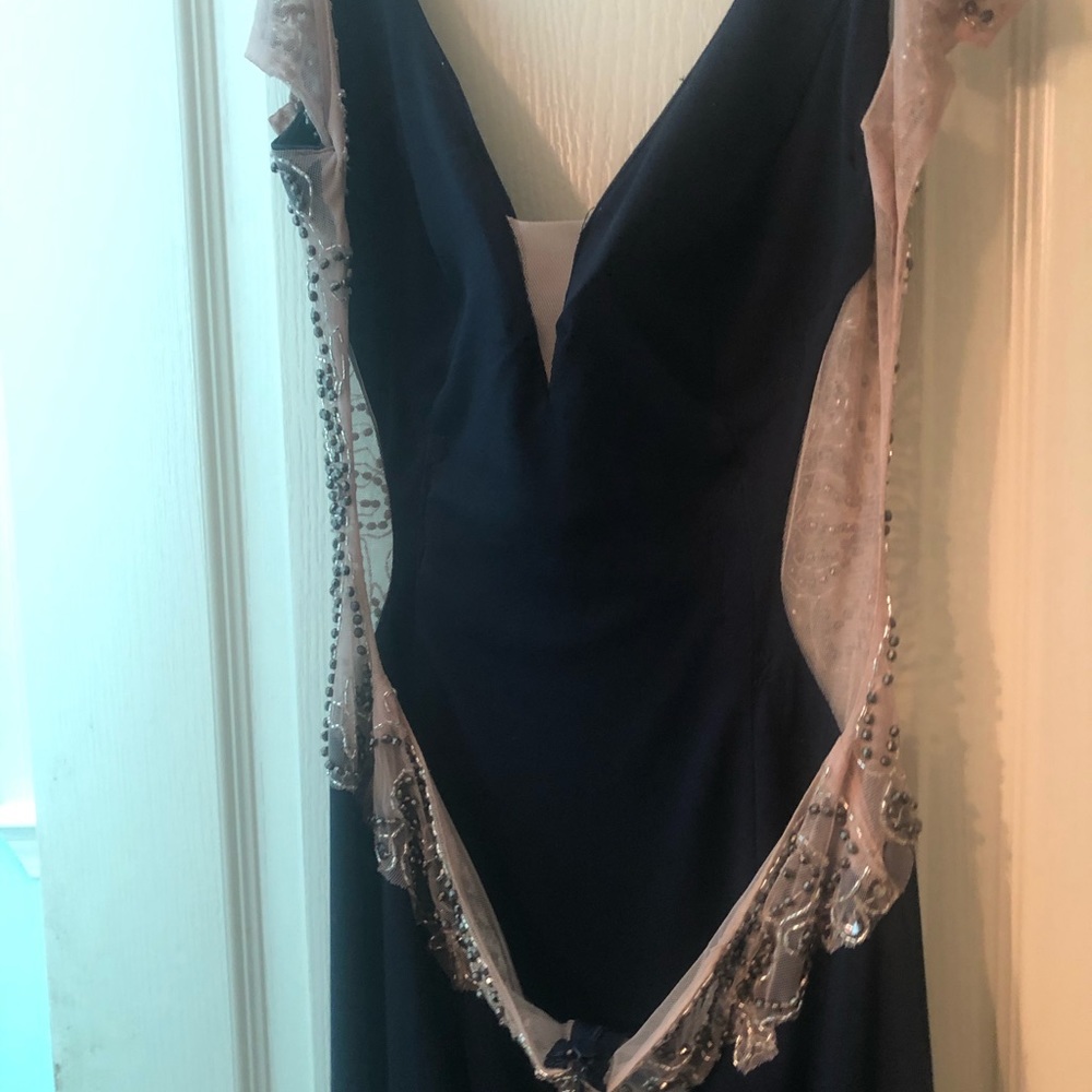 Backless prom dress